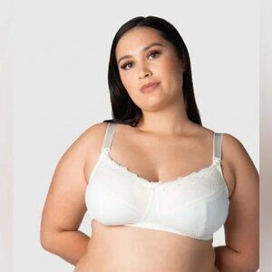 NWT Freya nursing bra size 30FF Elegant, white, adjustable, thick strap